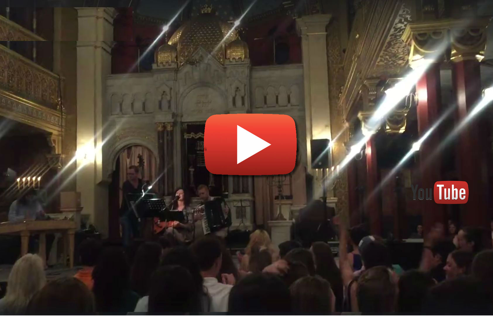 Musical Shabbat with NFTY, Rabbi Tanya Segal and Mojše Band - Krakow 2016 (click to watch)