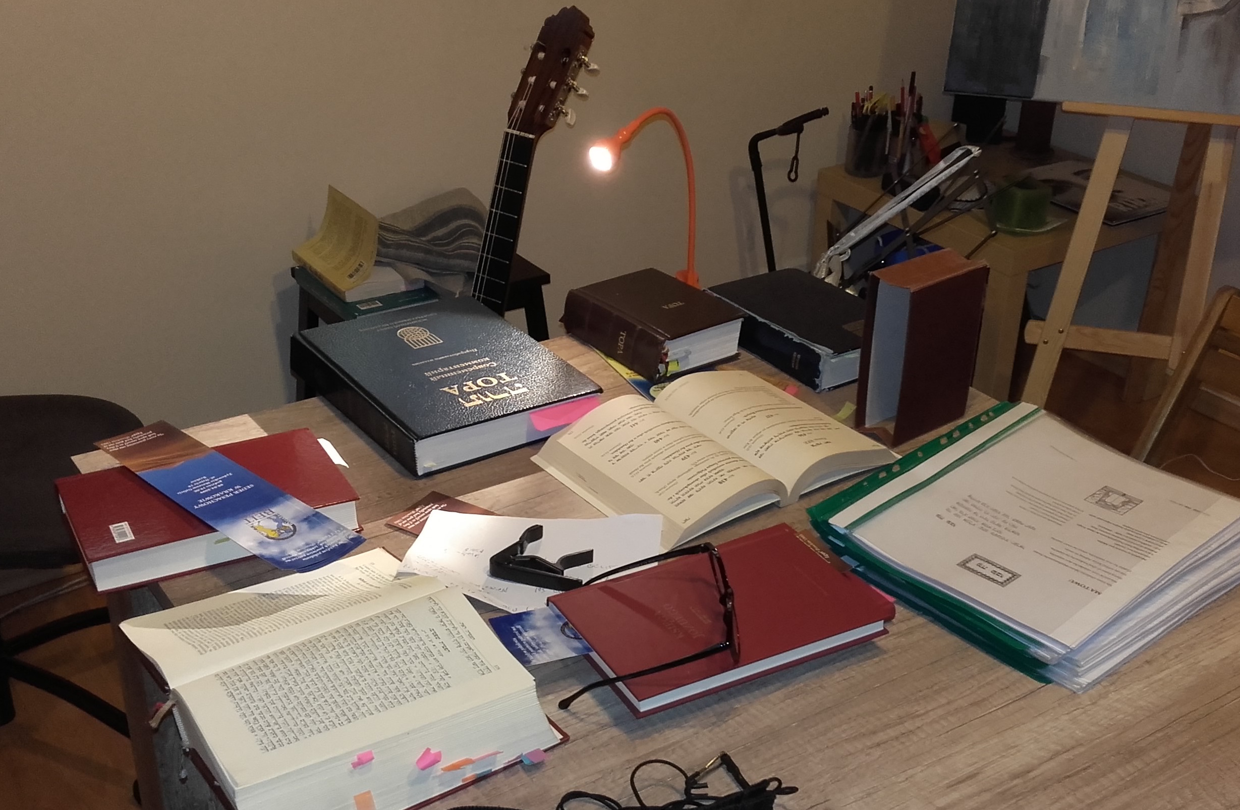 Regular Torah study with our rabbi